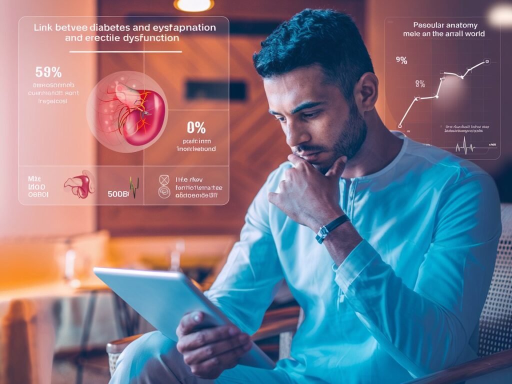 العلاقة بين السكري والانتصاب حلول للرجال العرب