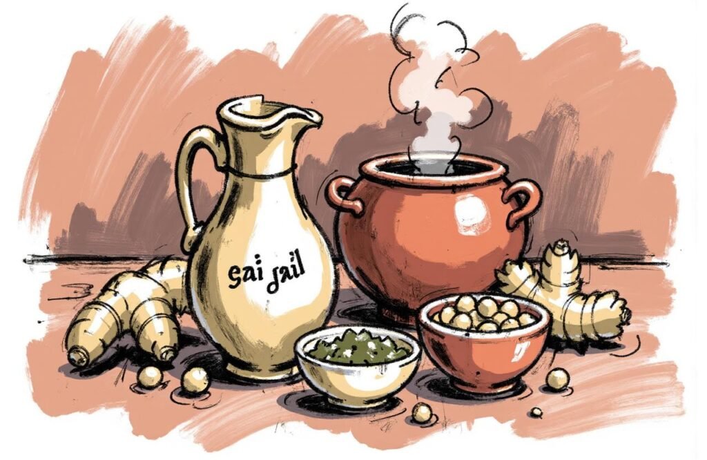 الحلبة والحمص في لبن النعاج من 20 وصفة تقليدية لتكبير القضيب.