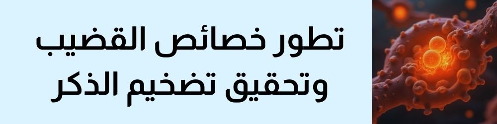 النتيجة المباشرة تطور خصائص القضيب وتحقيق تضخيم الذكر