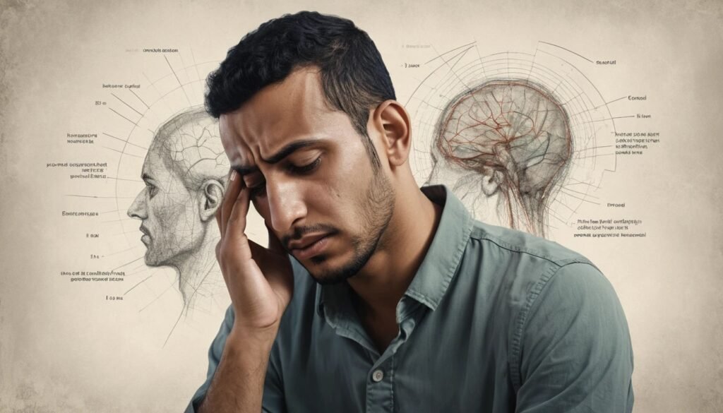 رجل مغربي يبدو قلقًا للغاية بشأن التأثير المحتمل على الوظيفة والإحساس، وهو من أخطر مخاطر جراحات تكبير القضيب.