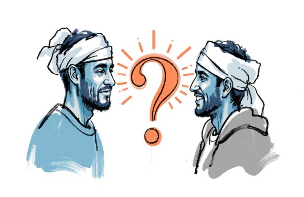 تمثيل بصري للأسئلة الشائعة حول مخاطر جراحات تكبير القضيب، مع التركيز على الصراحة والوضوح.